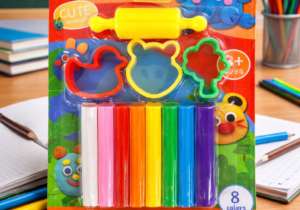 Masita de moldear C/moldes 8colors