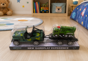 Jeep camión con remolque